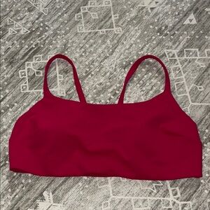 Lululemon Whnder Train Strappy Racer sports Bra Light Support, C/D Cup, size 12